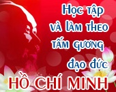 Học tập và làm theo tấm gương đạo đức Hồ Chí Minh
